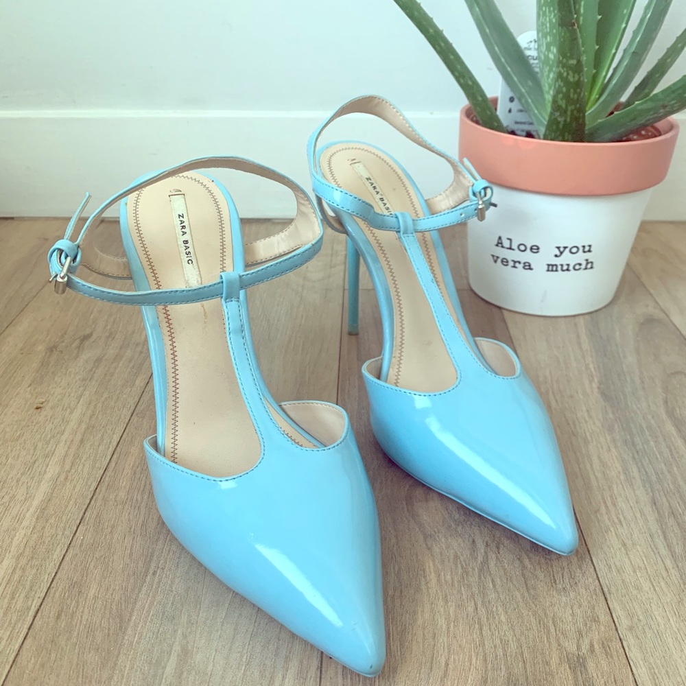SOLD. Zara T-strap heels
